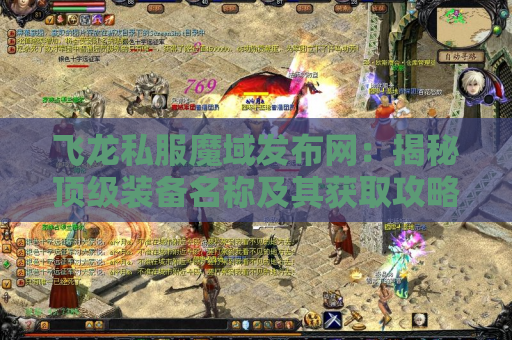 飞龙私服魔域发布网：揭秘顶级装备名称及其获取攻略