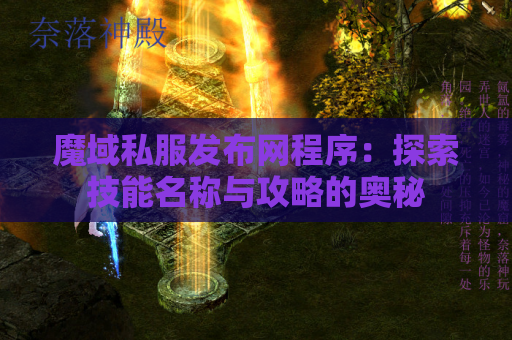 魔域私服发布网程序：探索技能名称与攻略的奥秘