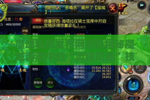 魔域私服发布网源码揭秘魔域游戏中的“灵魂风暴”技能