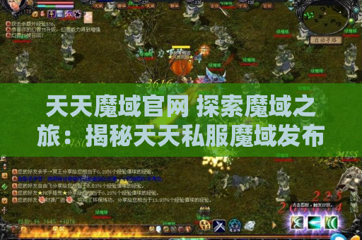 天天魔域官网 探索魔域之旅：揭秘天天私服魔域发布网中的地图名称